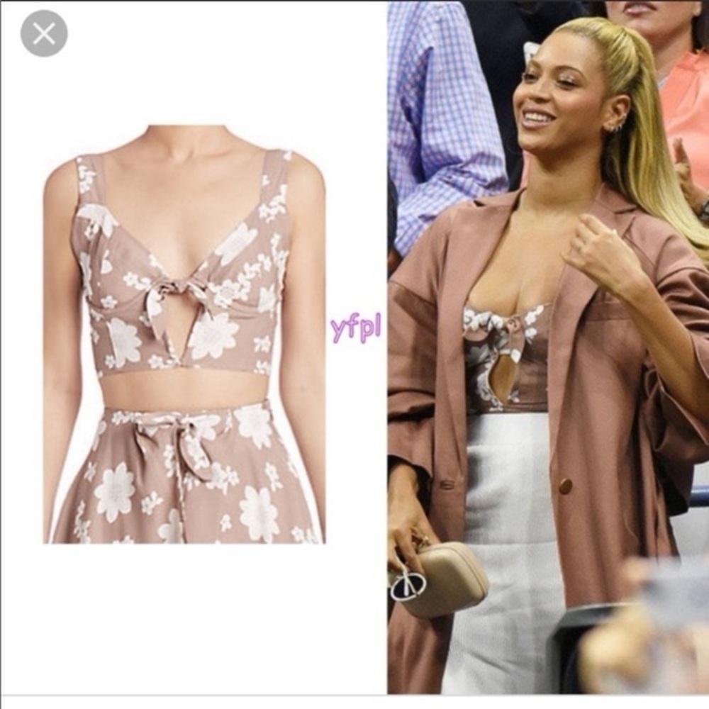 For Love & Lemons Sweet Jane Bustier Crop Top Tank Size - L EUC